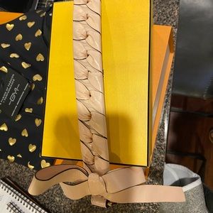 fendi light pink bag strap